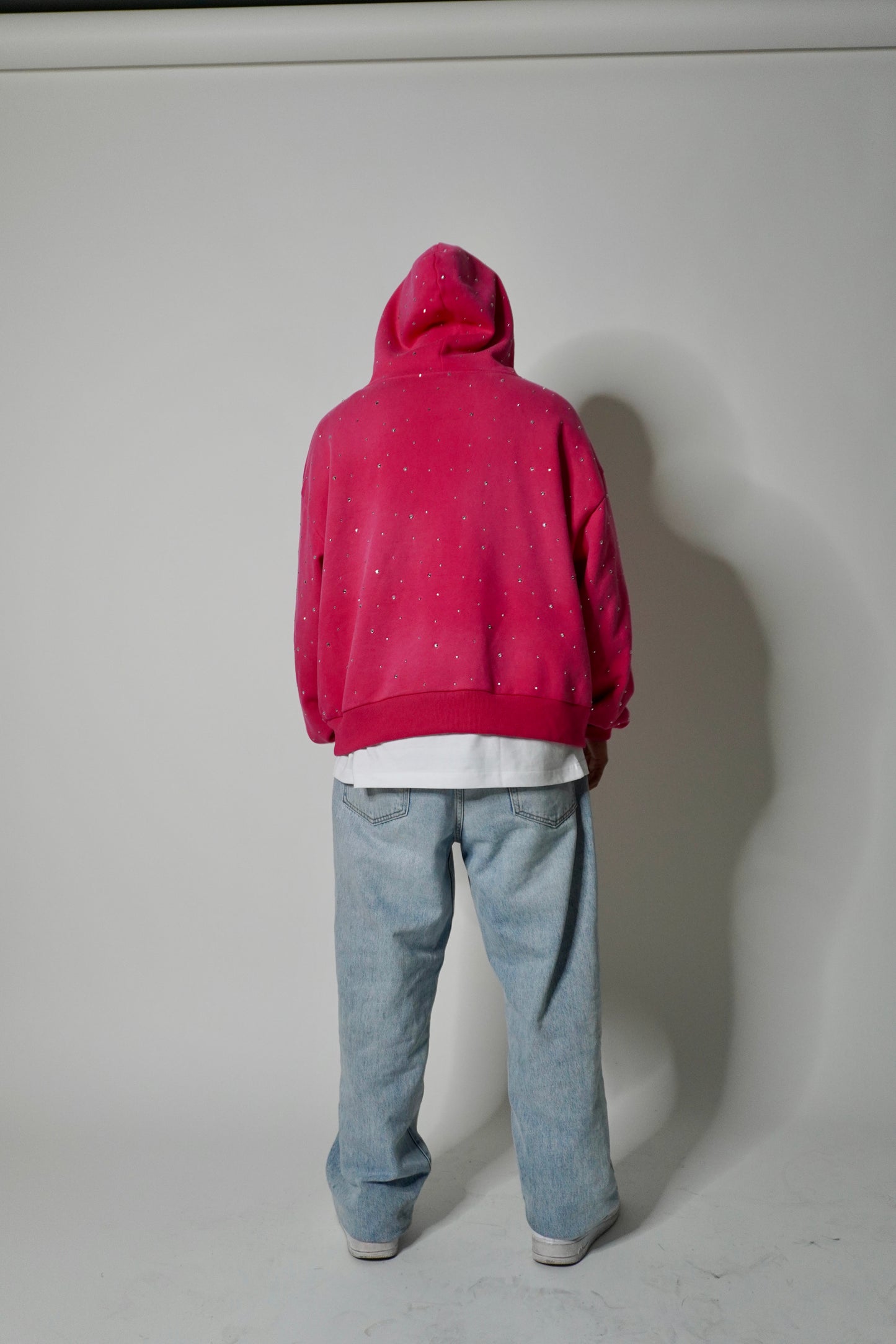 pink aeri zip up